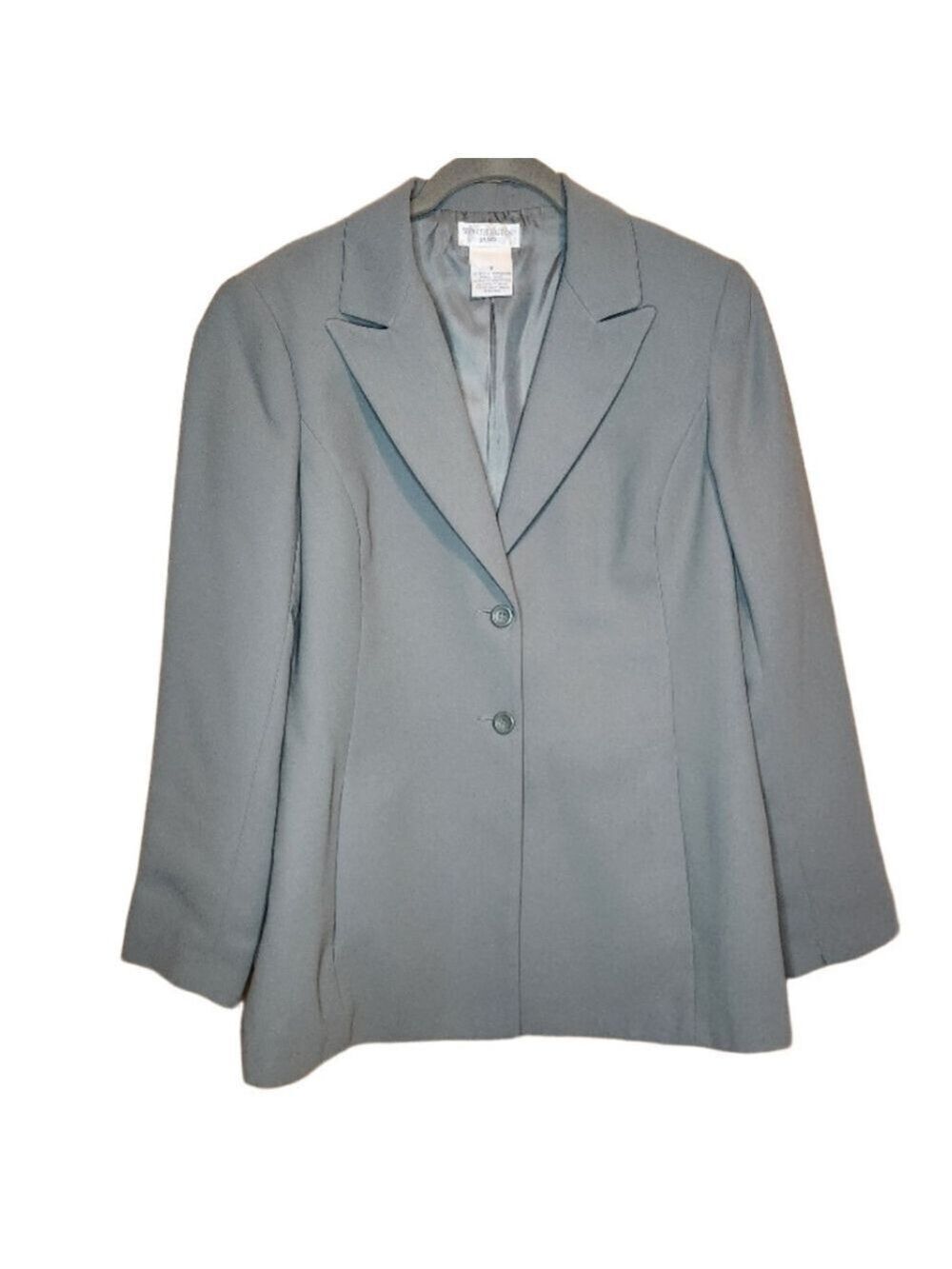 WORTHINGTON PETITES SAGE GREEN CONTEMPORARY WOMEN'S BLAZER SIZE 8 EUC